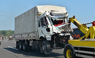 Anadolu otoyolunda zincirleme trafik kazası