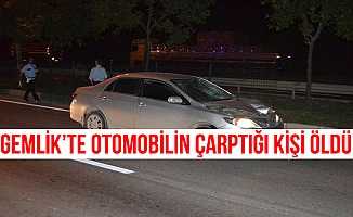 Bursa'da otomobilin çarptığı kişi öldü