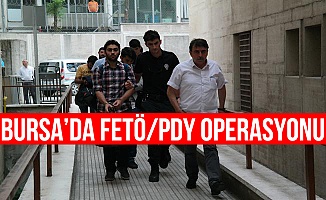 Bursa'daki FETÖ/PDY operasyonu'nda 6 infaz koruma memuru adliyeye sevk edildi