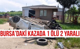 İnegöl'deki Trafik Kazasında 1 Ölü, 2 Yaralı