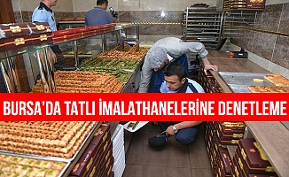 Zabıta tatlı imalathanelerini denetledi