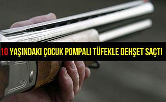 Adana'da 10 yaşındaki çocuk pompalı tüfekle 1 kişiyi vurdu