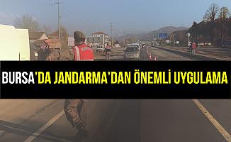 Bursa'da Jandarma'dan Önemli Uygulama