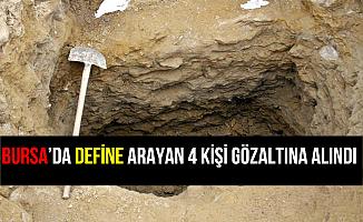 Bursa Yenişehir'de Define Arayan 4 Kişi Gözaltına Alındı