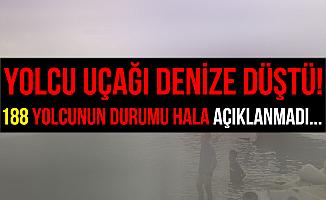 Endonezya'da Yolcu Uçağı Denize Düştü!