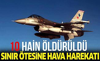 Üs Bölgesine Saldırı Hazırlığı Yapan 10 PKK'lı Öldürüldü!