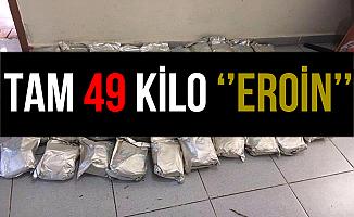 Van İpekyolu'nda Bir Minibüste 49 Kilo Eroin Yakalandı