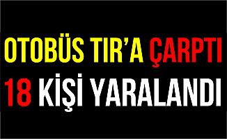 Zonguldak'taki Kazada Yolcu Otobüsü TIR'a Çarptı