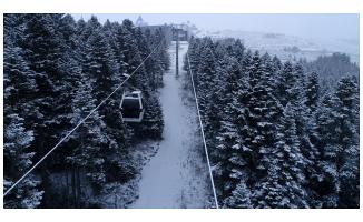Bursa Uludağ'da Kar Sevinci!