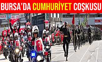 29 Ekim Cumhuriyet Bayramı Bursa'da Coşkuyla Kutlandı