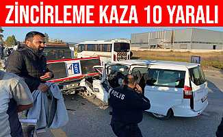 Ankara’daki Zincirleme Kazada 10 Kişi Yaralandı