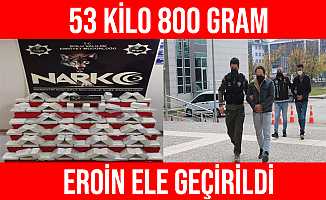 Bolu'da Otomobilin Arka Koltuğunda 53 Kilo Eroin Bulundu