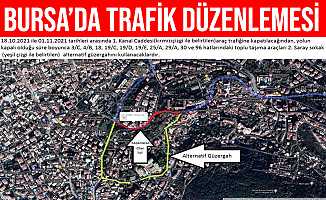 Bursa Çekirge’de Trafik Düzenlemesi