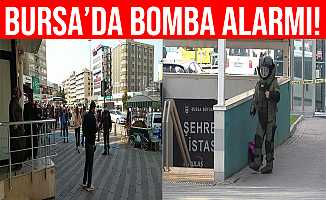 Bursa'da 15 Temmuz Demokrasi Meydanı'nda Bomba Alarmı