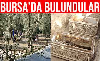 Bursa'da Roma Dönemine Ait Olduğu İddia Edilen 2 Lahit Bulundu