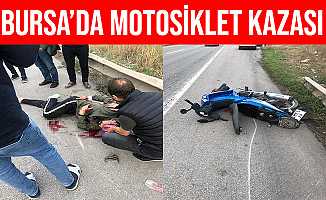 Bursa'daki Motosiklet Kazasında Sürücü Ağır Yaralandı