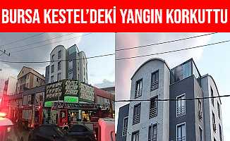 Bursa Kestel'deki Yangın Korkuttu