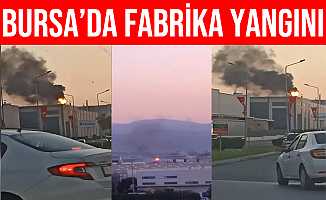 Bursa’da Tekstil Fabrikasında Çıkan Yangın Korkuttu