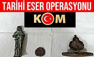 Çorum'da Tarihi Eser Operasyonu