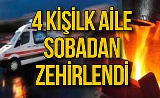 Elbistan'da Sobadan Sızan Gaz 4 Kişilik Aileyi Zehirledi