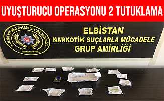 Kahramanmaraş Elbistan'daki Uyuşturucu Operasyonunda 2 Kişi Tutuklandı