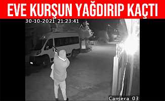 Tekirdağ'da Eve Kurşun Yağdırıp Kaçtı