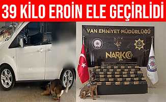 Van’da 39 Kilo 450 Gram Eroin Ele Geçirildi