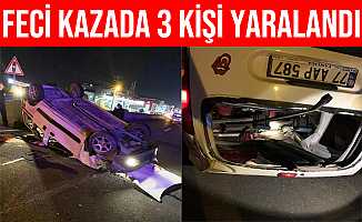 Yalova Altınova’daki Trafik Kazasında 3 Kişi Yaralandı