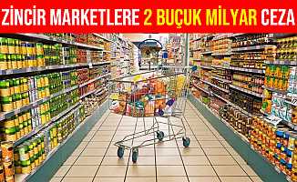 Zincir Marketlere 2 Buçuk Milyarı Aşkın Para Cezası Verildi