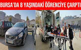 Bursa'da Fransız plakalı otomobilin çarptığı öğrenci ağır yaralandı