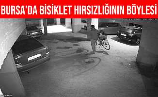 Bursa'da Otopark Kapısından Girdiği Apartmandan Bisiklet Çaldı