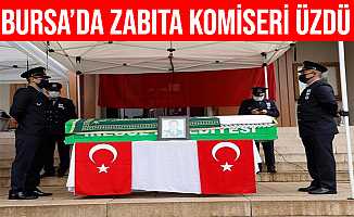 Bursa İnegöl'de Vefat Eden Zabıta Komiseri İçin Tören Düzenlendi