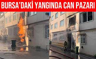 Bursa Osmangazi'de Çıkan Yangında Yaşlı Kadın Ölümden Döndü