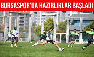 Bursaspor Kocaelispor Maçı Hazırlıklarına Başladı