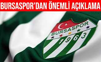Bursaspor Kulübü: “Bursagaz’a Borcumuz Kalmamıştır”