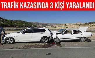 Kilis'teki Trafik Kazasında 3 Kişi Yaralandı