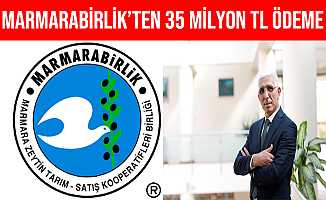 Marmarabirlik 35 milyon TL’lik ödeme yapacak