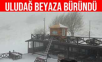 Uludağ beyaza büründü