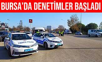 Bursa'da kış lastiği denetimleri başladı