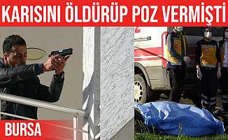 Karısını öldürüp balkonda poz veren zanlıya müebbet