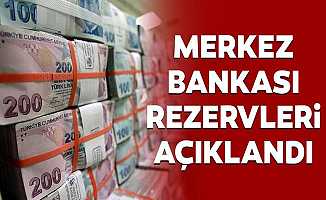 Merkez Bankası'nın toplam rezervleri azaldı