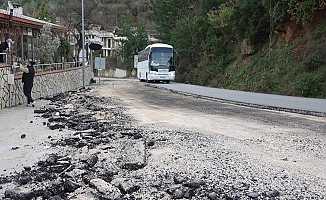 Uludağ'daki yol çalışması çileye döndü