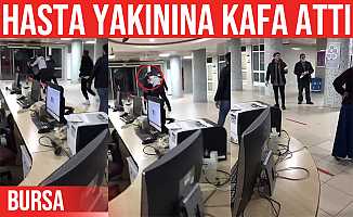 Bursa'da acil servis karıştı: Güvenlik hastaya kafa attı