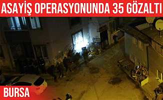 Bursa'da şafak vakti uyuşturucu operasyonu