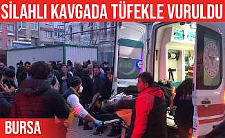 Gemlik’teki silahlı kavgada tüfekle bacağından yaralandı