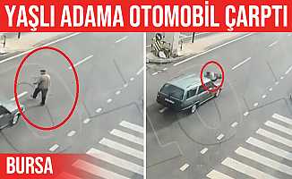 Gürsu'da trafik kazası: otomobil yaşlı adama çarptı