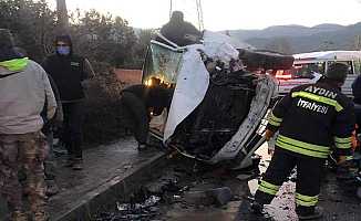 Kuşadası’ndaki trafik kazasında 8 kişi yaralandı