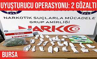 Mudanya'da uyuşturucu tacirlerine operasyon