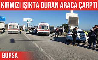 Orhangazi'deki trafik kazasında 3 kişi yaralandı