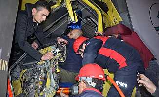 Samsun'da 3 tırın karıştığı zincirleme trafik kazası